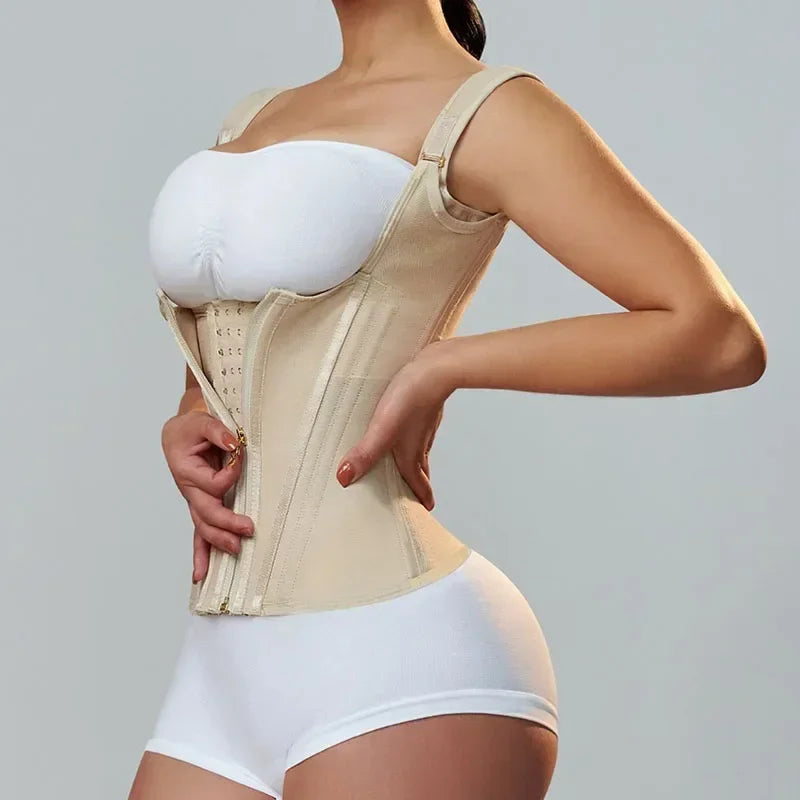 Corset extreme platinum edition - Modelador corporal com controle duplo na barriga