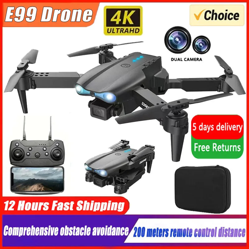 Drone Quadcopter E99 HD 6K