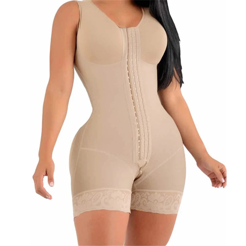 Bodysuit modelador de alta compressão feminino - uso diário e pós cirurgico