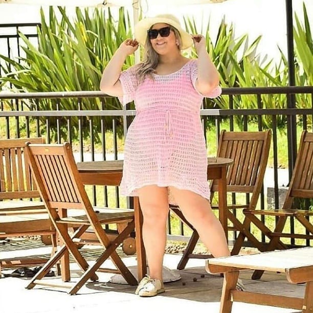 Plus Size Saída de Praia Roupas Femininas (DAFNE)