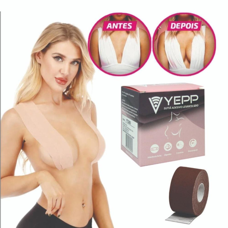 Levanta peito adesivo invisível - Fita push up